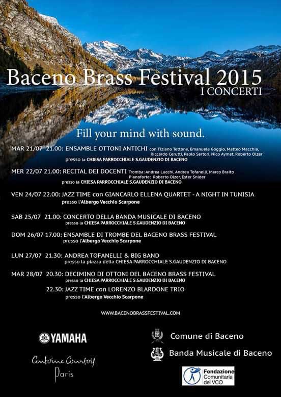Baceno Brass Festival 2015